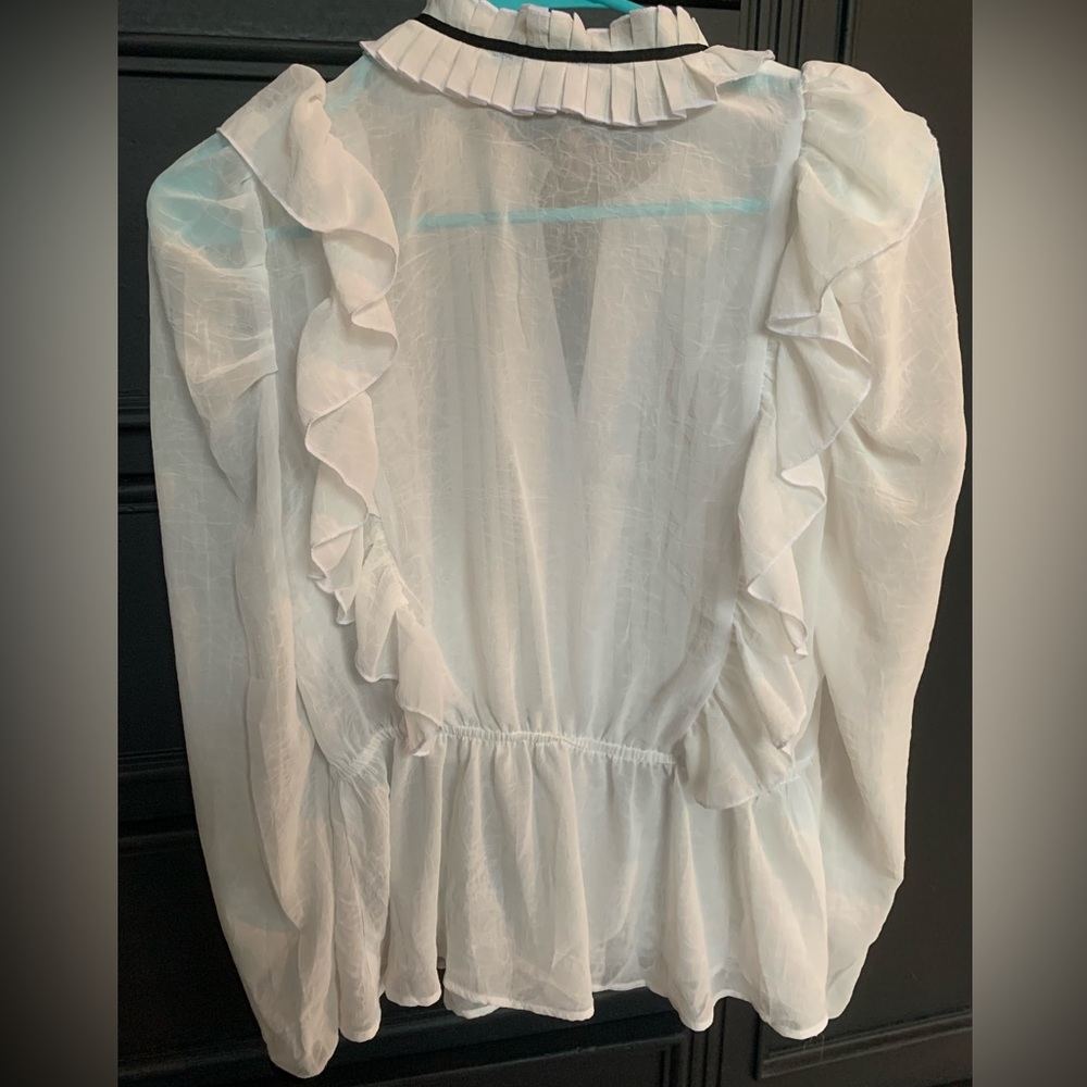 Sheer Button down - Picture 2 of 2